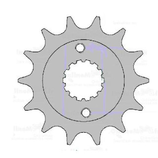 PIGNON 14 DENTS KXR 250 03/13