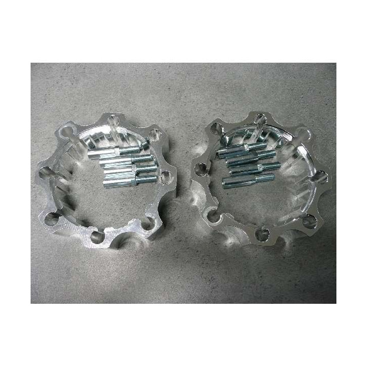 PAIRE D ELARGISSEUR AVANT DOUBLE PERCAGE 4X144 ET 4X156 +45mm POLARIS