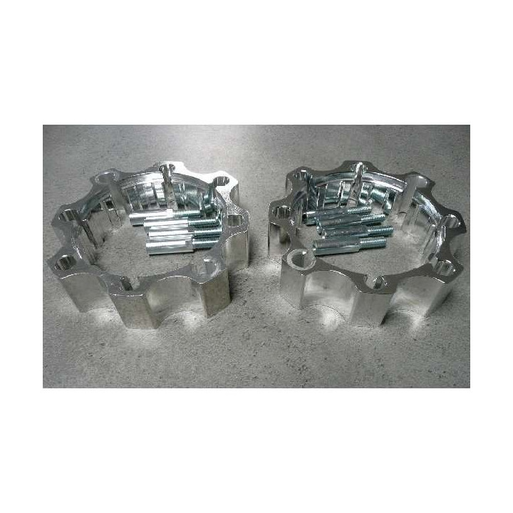 PAIRE D ELARGISSEUR AVANT DOUBLE PERCAGE 4X144 ET 4X156 +35mm POLARIS