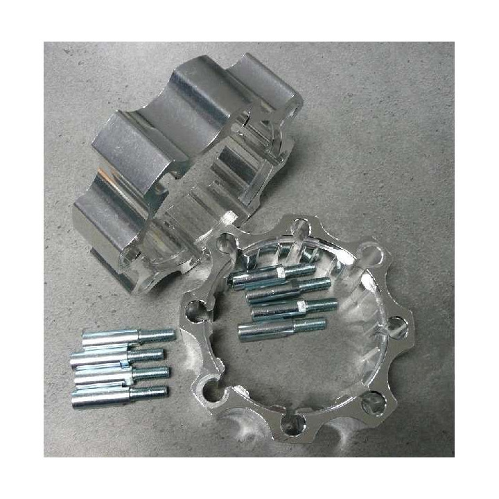 PAIRE D ELARGISSEUR AVANT DOUBLE PERCAGE 4X144 ET 4X156 +35mm POLARIS