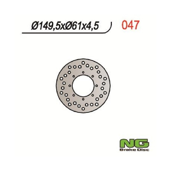 DISQUE DE FREIN ARRIERE NG SPORTSMAN 400 01/05
