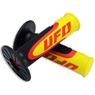 POIGNEES DOMINO POUR QUAD AVEC GACHETTE 