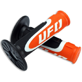 POIGNEES DOMINO POUR QUAD AVEC GACHETTE 