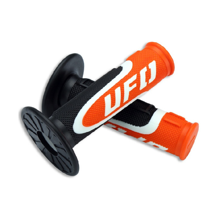 POIGNEES DOMINO POUR QUAD AVEC GACHETTE 