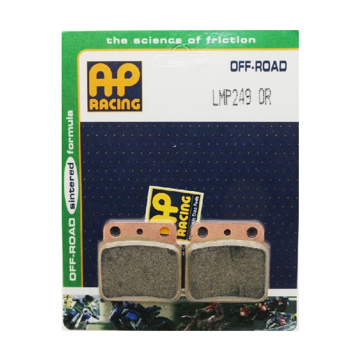PLAQUETTES DE FREIN AVANT TRX 450 AP RACING 04/15 LMP249OR