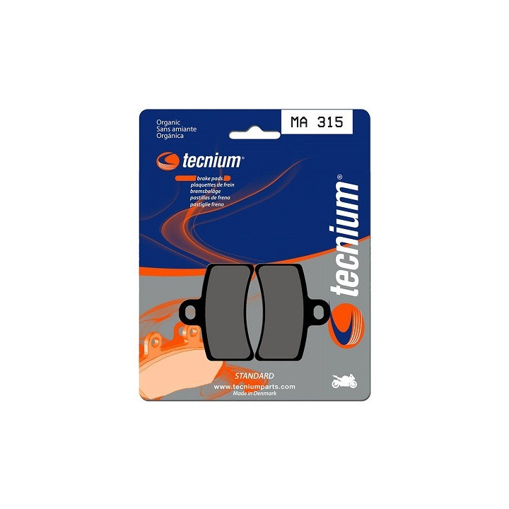 PLAQUETTES DE FREIN MA101 TECNIUM