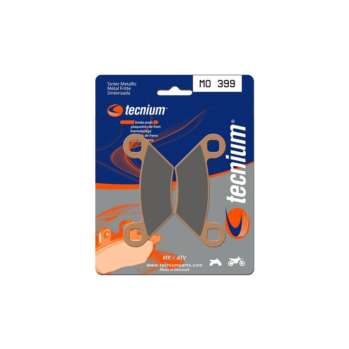 PLAQUETTES DE FREIN ARRIERE MO399 TECNIUM POLARIS SPORTSMAN 570 ANNEE 2014 à 2016