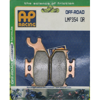 PLAQUETTES DE FREIN ARRIERE YFM KODIAK 450 AP RACING 03/06 LMP354OR