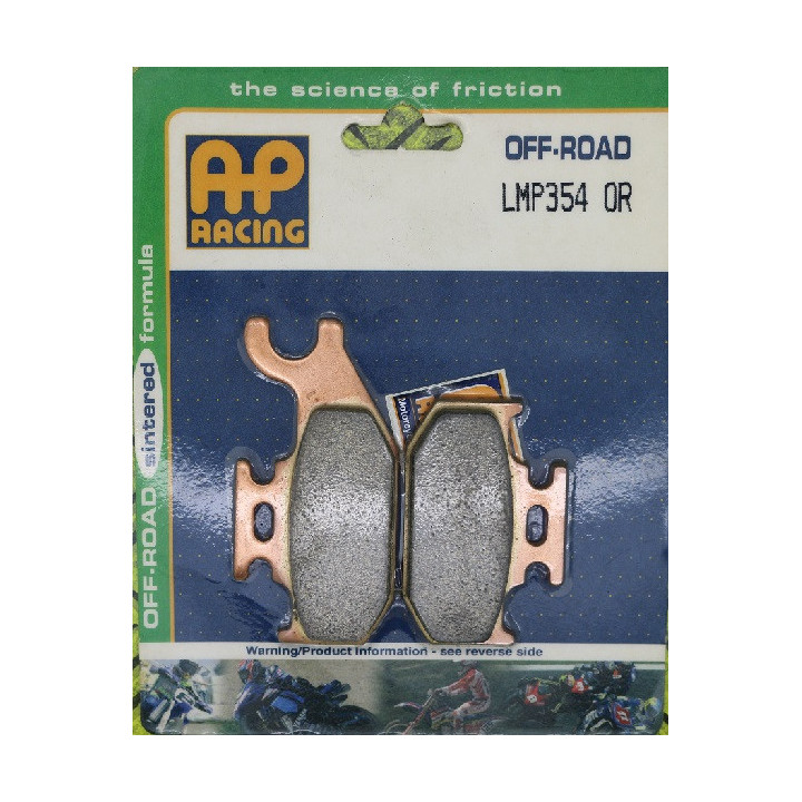 PLAQUETTES DE FREIN AVANT OUTLANDER 400 AP RACING 07/14 LMP354OR
