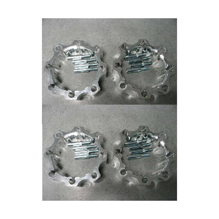 PAIRE D ELARGISSEUR AVANT DOUBLE PERCAGE 4X144 ET 4X156 +45mm POLARIS