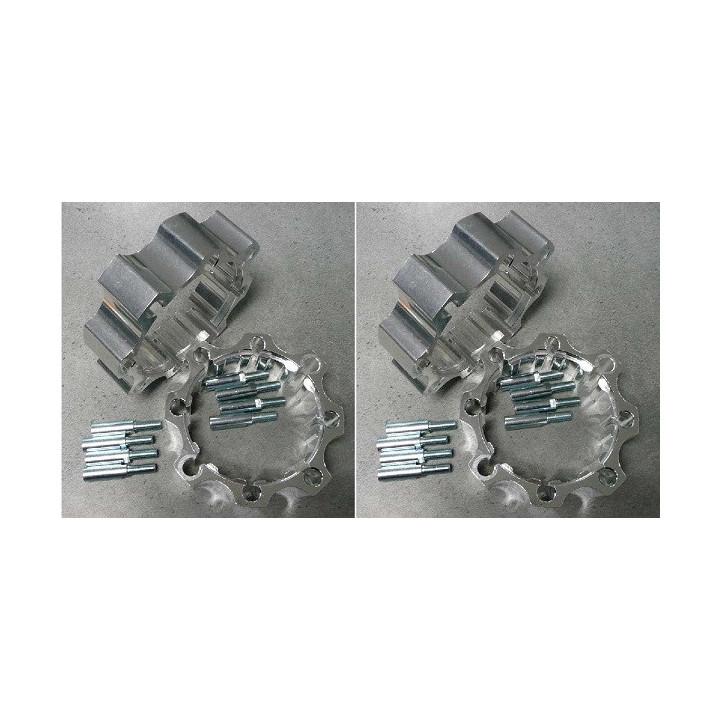PAIRE D ELARGISSEUR AVANT DOUBLE PERCAGE 4X144 ET 4X156 +45mm POLARIS
