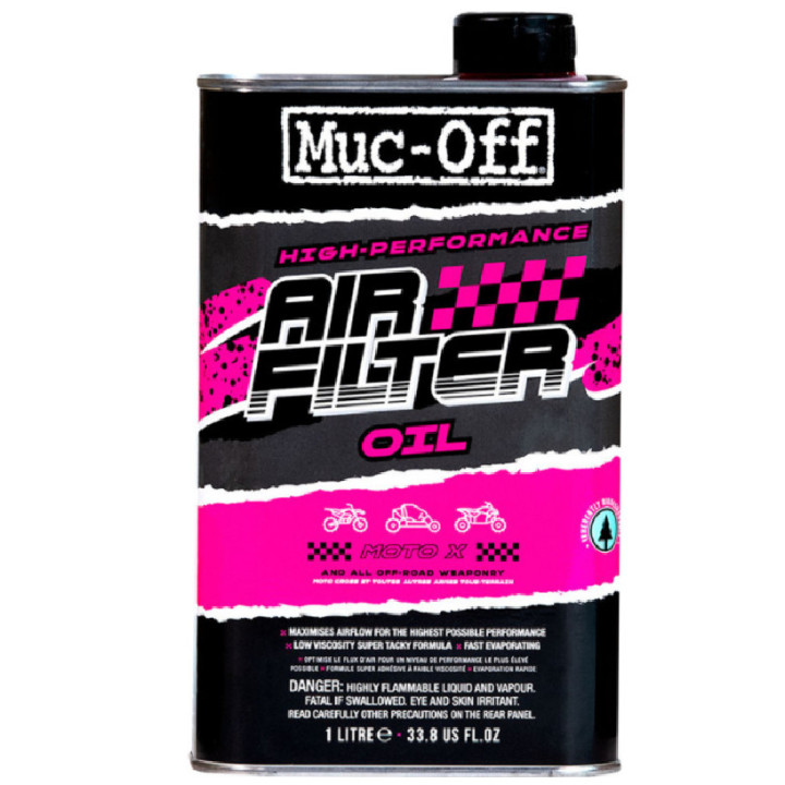 HUILE MUC-OFF LUBRIFIANT POUR FILTRE A AIR 1L