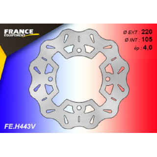 DISQUE DE FREIN ARRIERE WAVE FE YAMAHA YFM KODIAK 450 05/06