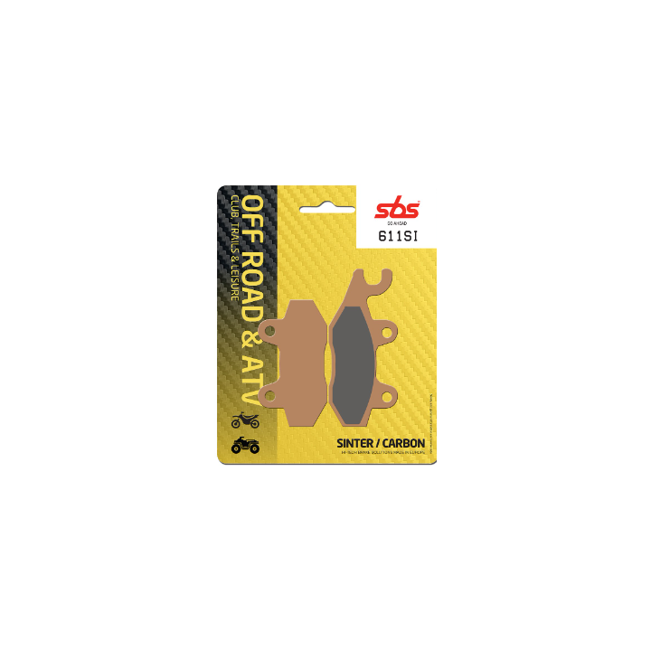 PLAQUETTES DE FREIN SBS YAMAHA RHINO 660 AVANT GAUCHE 2005-2008