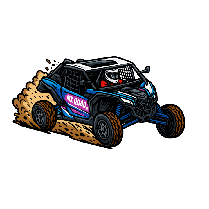 AUTOCOLLANT STICKERS SSV CAN AM X3 MX-QUAD 17X10cm