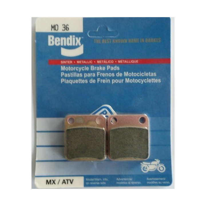 PLAQUETTES DE FREIN 350 WARRIOR ARRIERE MO36 89/94