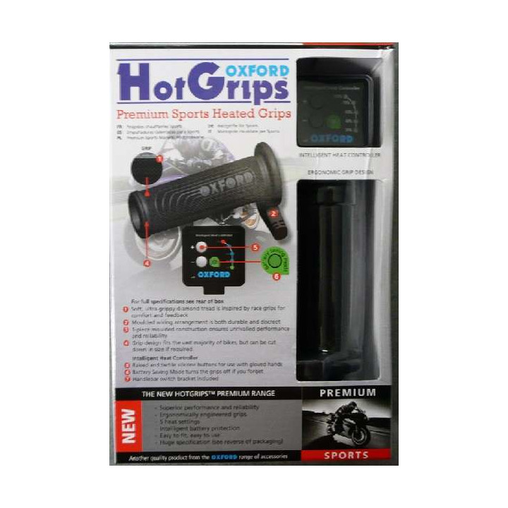 POIGNEES CHAUFFANTES OXFORD QUAD POUR POIGNEE DE GAZ