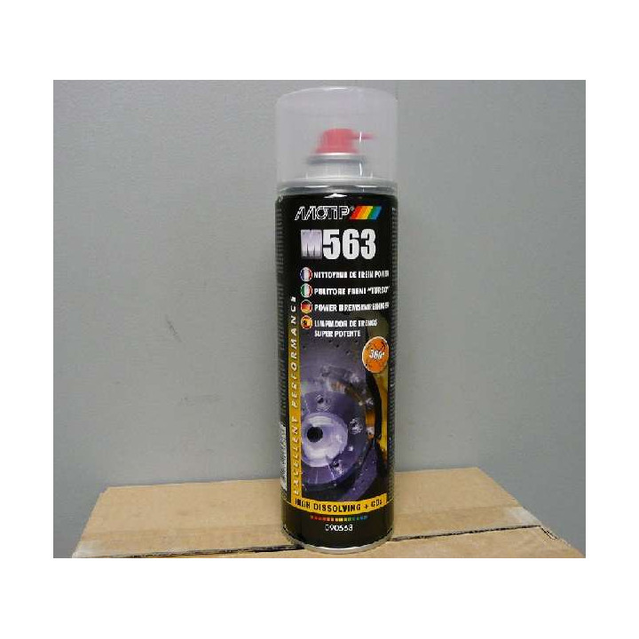 BOMBE AEROSOL NETTOYANT FREIN MOTIP M563 500 ml