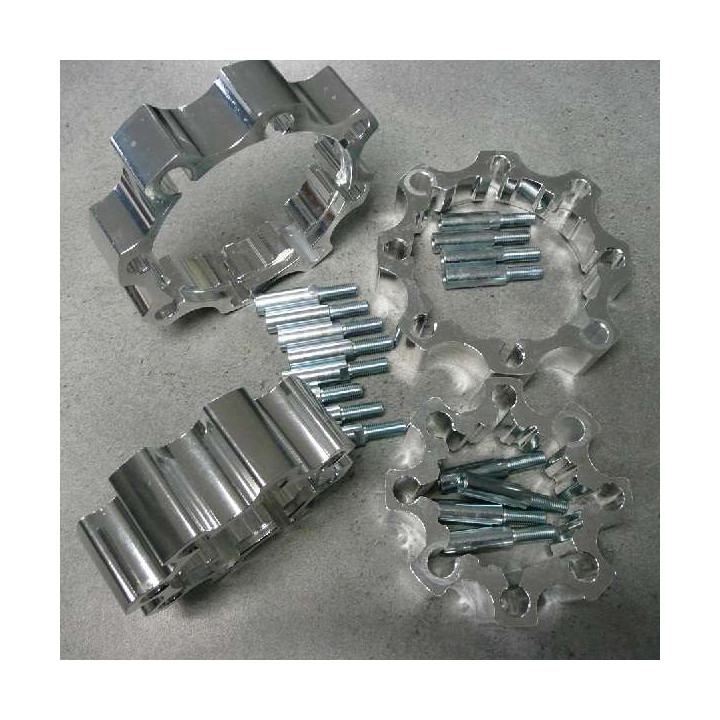 PAIRES D' ELARGISSEURS AVANT +35mm ET ARRIERE +45mm YAMAHA