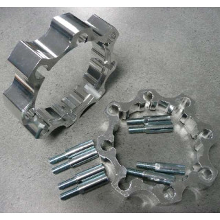 PAIRE D ELARGISSEUR AVANT DOUBLE PERCAGE 4X144 ET 4X156 +35mm