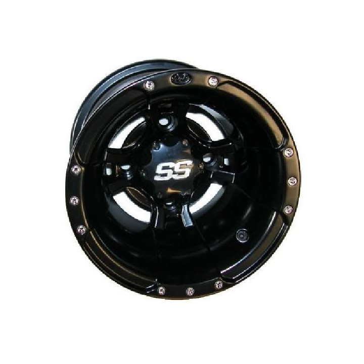 JANTE ARRIERE ALU NOIRE ITP SS112 ALLOY MACHINED 9X8 4X110 LTR LTZ KFX KXR MASAI DINLI TRITON