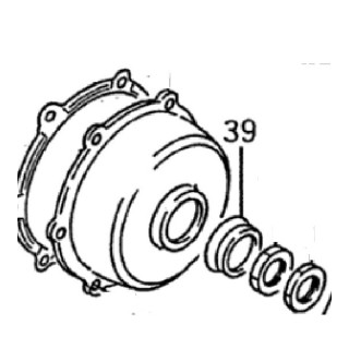 JOINT CACHE CLOCHE TAMBOUR DE FREIN AR LT 80
