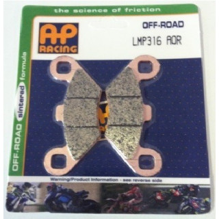 PLAQUETTES DE FREIN AVANT SCRAMBLER 500 2X4 AP RACING 99/09 LMP316AOR