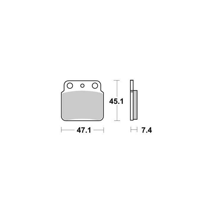 PLAQUETTES DE FREIN AVANT TRX 450 AP RACING 04/15 LMP249OR